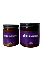 plum moscato 8oz amber jar